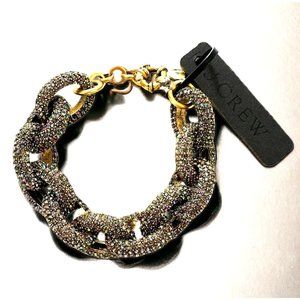 J. Crew Gold and Silver Chain Bracelet